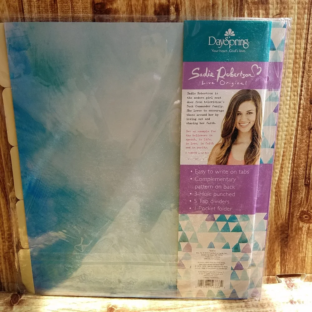 Dayspring Sadie Robertson Huff Pink Notebook Tab Dividers Set Live Original LO